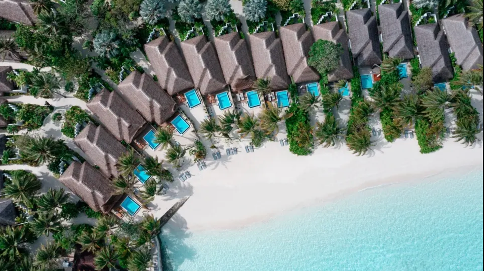 Best Maldives resorts beachfront pool villas